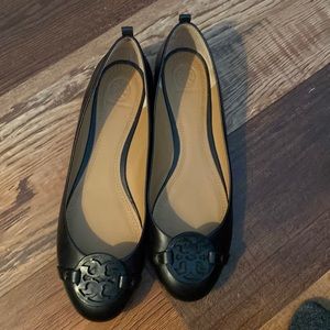 Black Tory Burch ballet flats